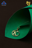 Letter 'K' Alphabet Pendant
