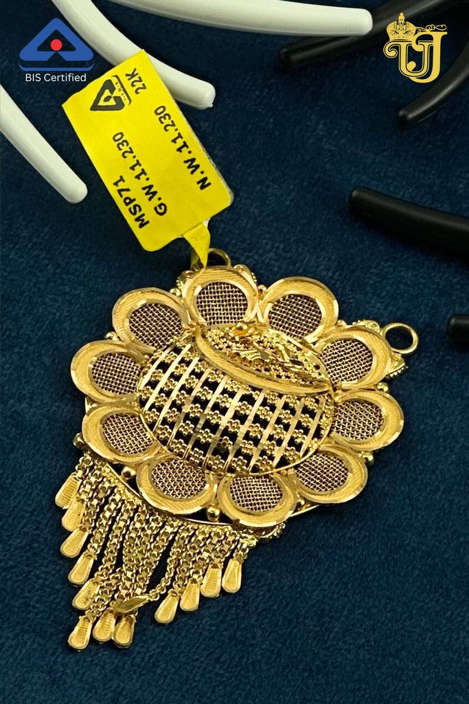 The Trinity Floral Drop MS Pendant