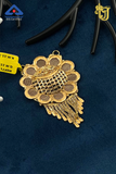 The Trinity Floral Drop MS Pendant