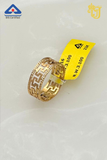 Key Cut-Out Gold Band