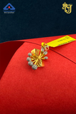 The Golden Ribbon Bloom Chain Pendant