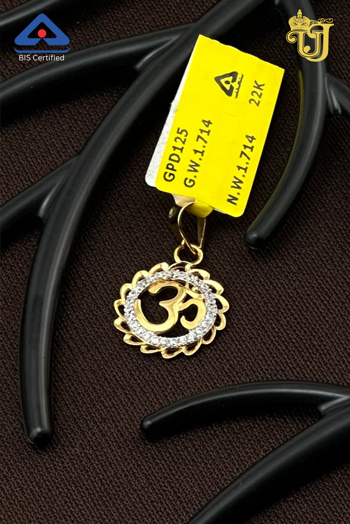 Shimmering Om Aura Pendant