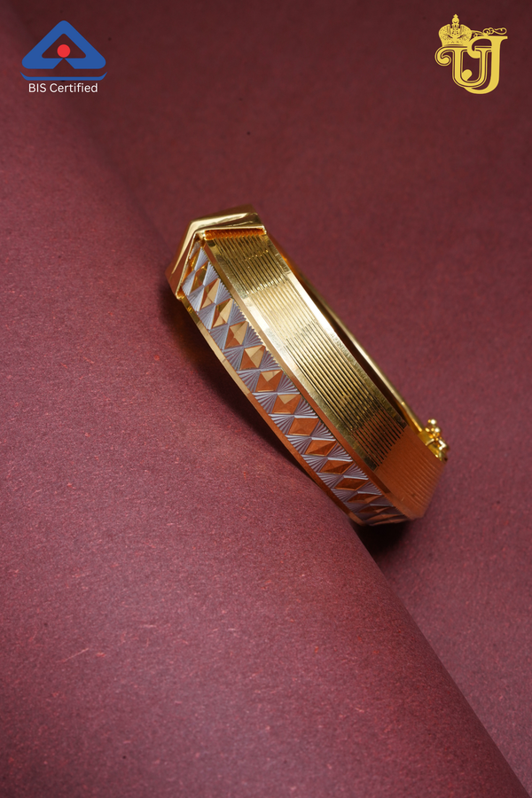 Royal Geometric Dual-Tone Kada