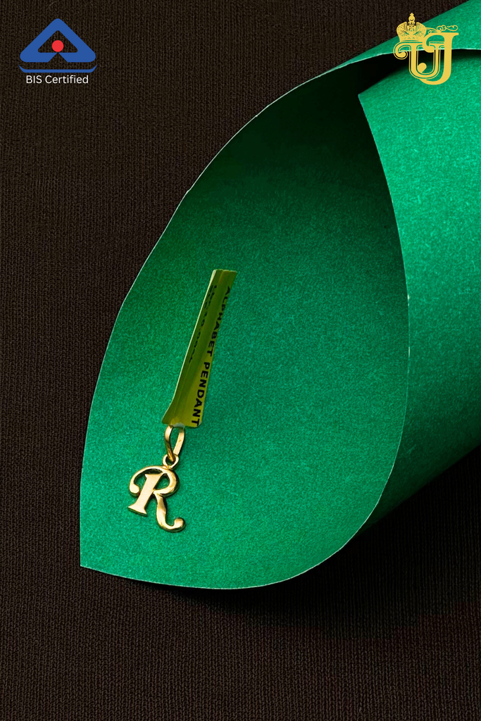 Letter 'R' Alphabet Pendant