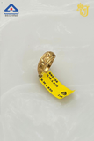 Floral Textured Gold Band