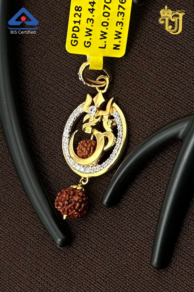 Divine Om Rudraksha Pendant