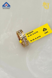 Stone-Encrusted Gold Band