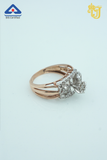 Luminous Rose Gold Row Ring