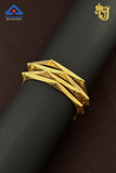 Geometric Radiance Bangle Set