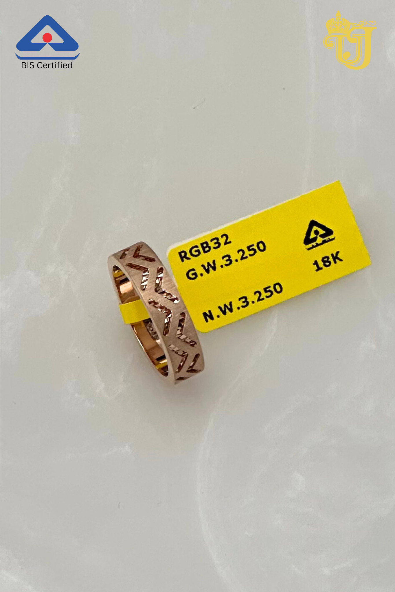 Rose Gold Band Hallmark(RGB200)