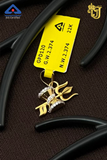 Shimmering Shiv-Shakti Pendant