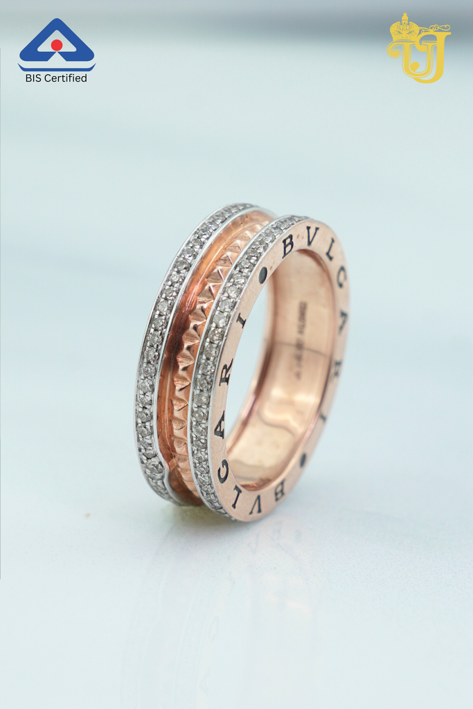 Luxury Pyramid Studded Ring