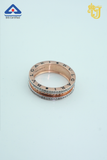 Luxury Pyramid Studded Ring