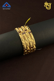Heritage Enamel & Beadwork Bangle Set