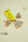 The Floral Geometric Pendant Set