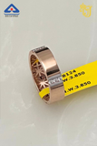 Modern Geometric Rose Gold Band
