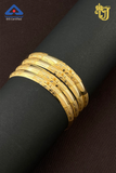 Classic Textured Gold Bangle