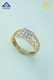 Majestic Grid Wave Ring