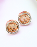 Elite Rose Gold Icon Earrings