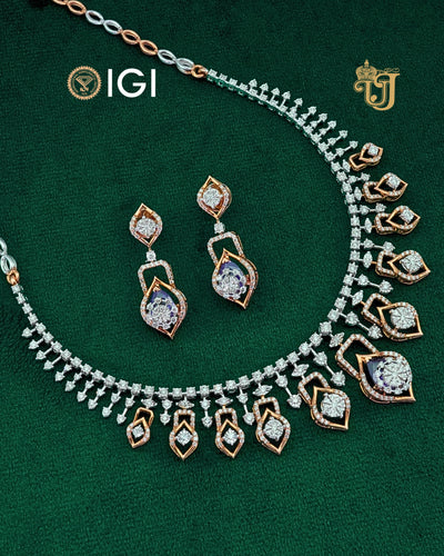 The Blue Velvet Horizon Necklace Set