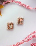 Geometric Flare Rose Gold Tops