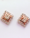 Geometric Flare Rose Gold Tops