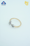 Minimalist Teardrop & Starburst Ring