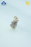 Luminous Leaf Branch Ring