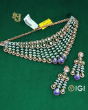 The Royal Lavender Bloom Necklace Set