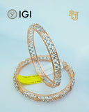 Royal Verdant Diamond Bangle