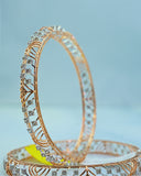 Royal Verdant Diamond Bangle
