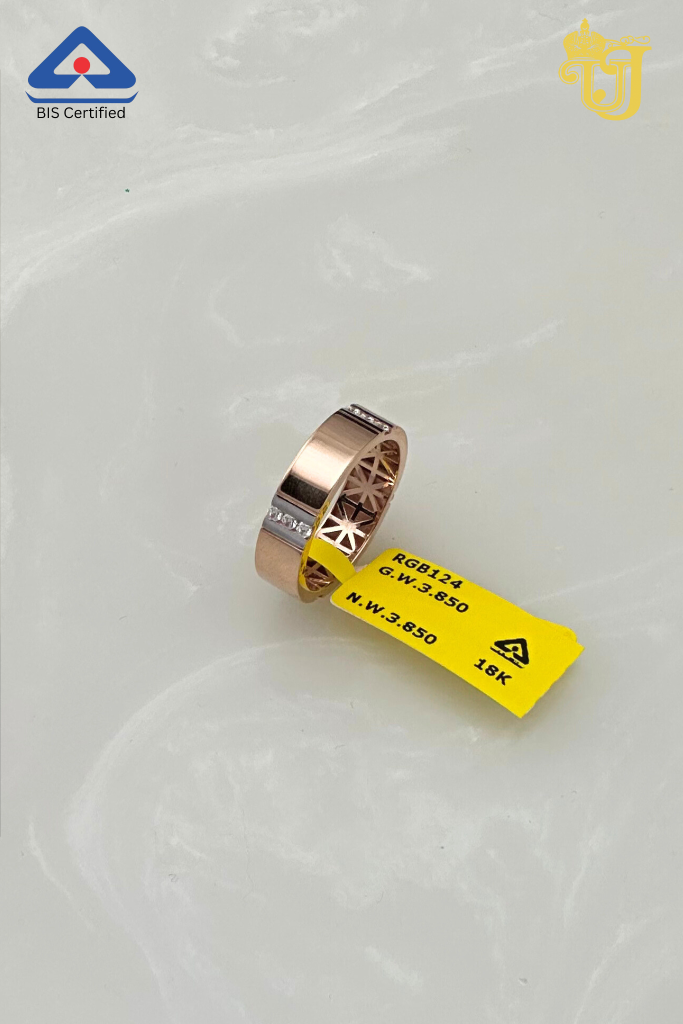 Rose Gold Band Hallmark(RGB222)