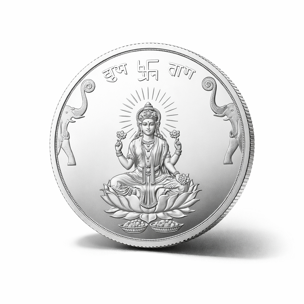Goddess Laxmi Prosperity Blessing Coin