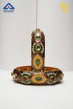 Royal Meenakari Fusion Kada Set