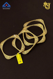 Designer Laser-Cut Square Bangle