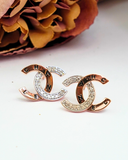 Modern Signature 'C' Earrings