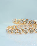Imperial Wave Rose Gold Bangle