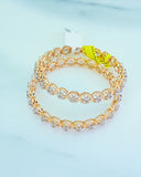 Imperial Wave Rose Gold Bangle