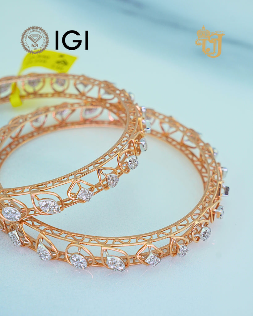 The Crown Jewel Diamond Bangle