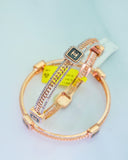 Infinite Petal Glow Bangle