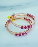 Oceanic Curve Diamond Bangle