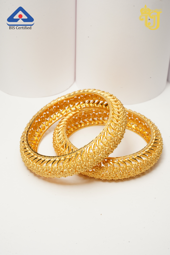 Royal Shringar Floral Gold Kadas
