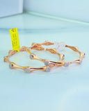 Radiant Spring Blossom Pair Bangle