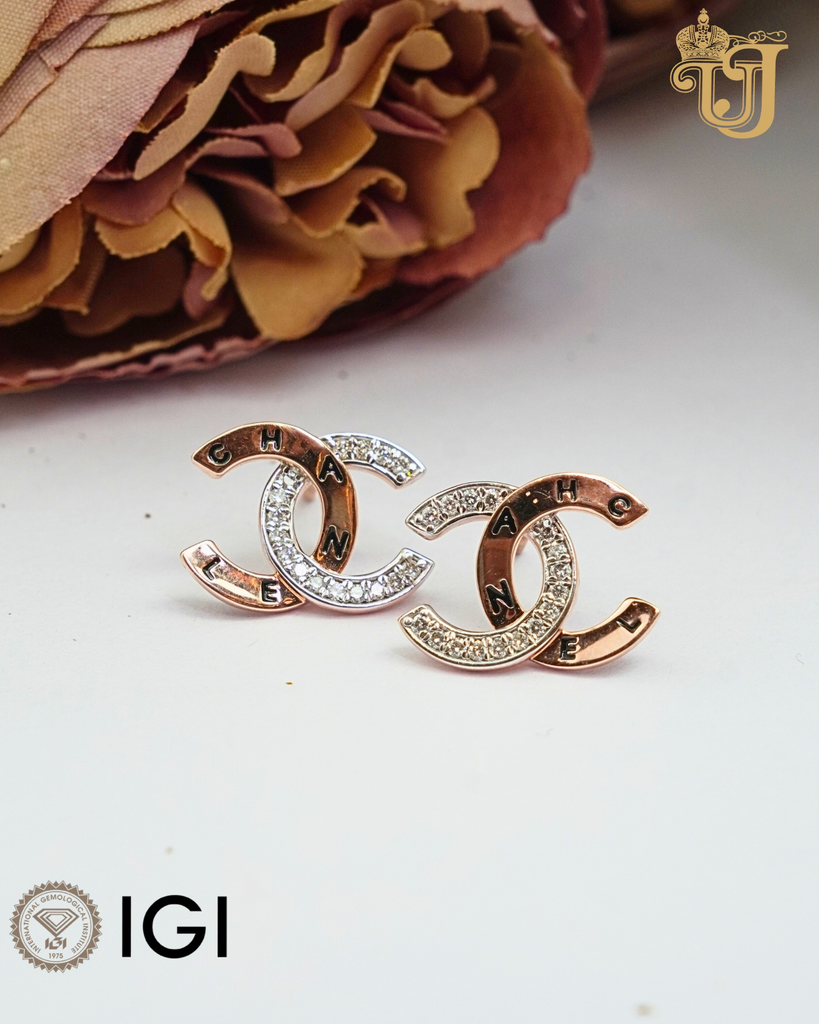 Modern Signature 'C' Earrings