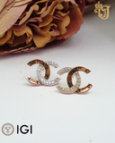 Modern Signature 'C' Earrings