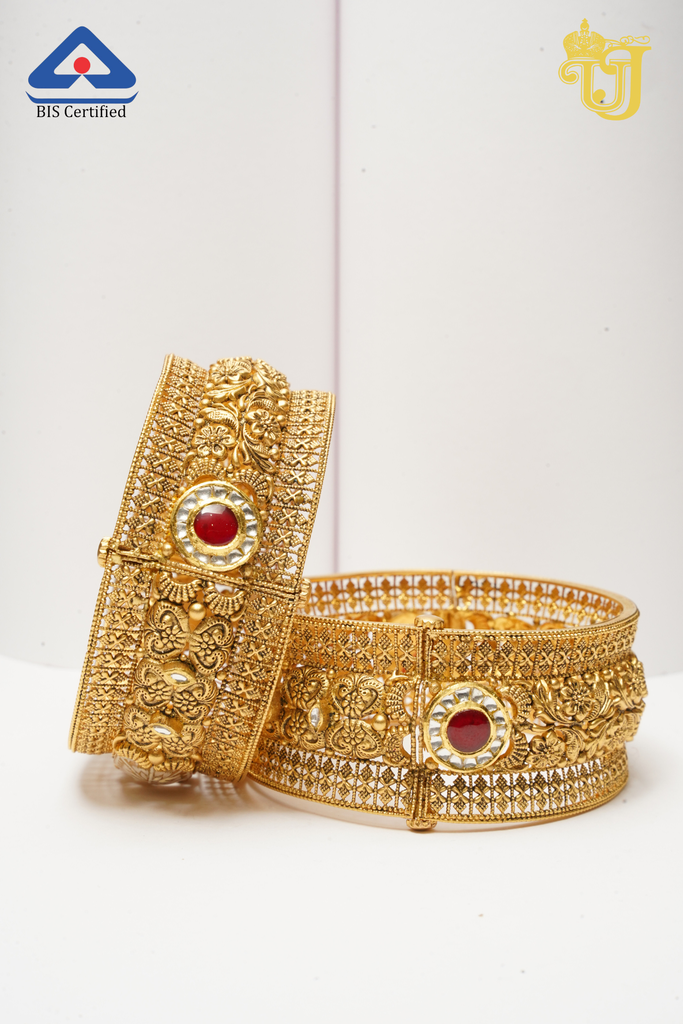 Royal Imperial Ruby Kada Set