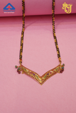 Royal V-Shaped Gemstone Mangalsutra