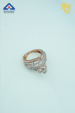 Rose Gold Trio Diamond Ring