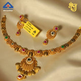 Tricolor Gemstone Gold Set