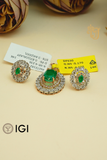 The Infinite Emerald Bloom Pendant Set